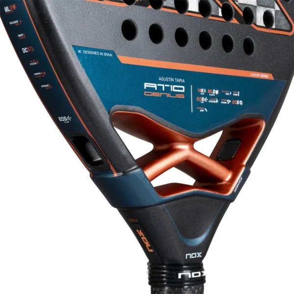 Paleta NOX AT10 GENIUS ATTACK 18K ALUM BY AGUSTIN TAPIA 2025 - Imagen 6