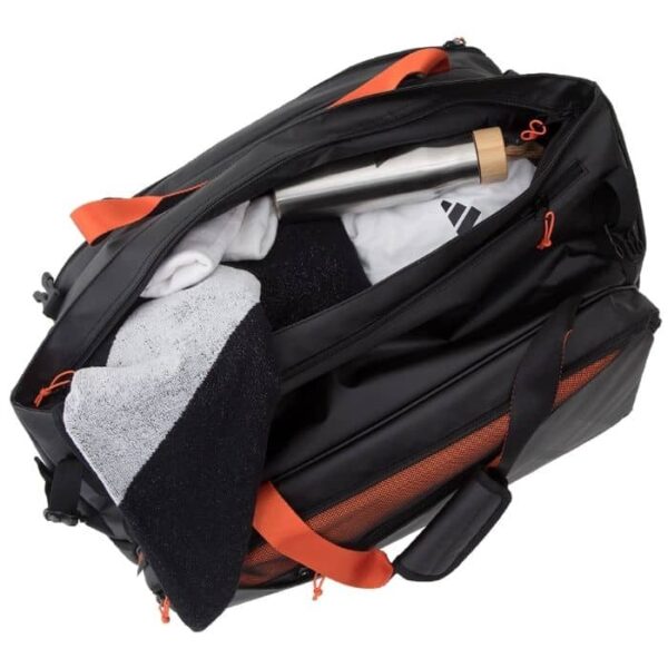 Paletero Adidas Multigame 3.4 Negro – Naranja 2025 - Imagen 3